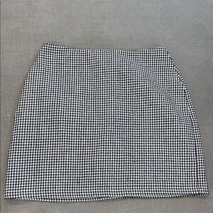 SHEIN Houndstooth Mini Skirt